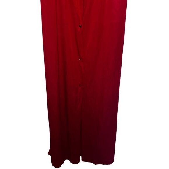 Vintage Red Nylon Night‎ Gown - Picture 3 of 5